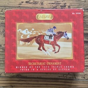 Not For Sale Breyer Secretariat Horse Christmas Ornament